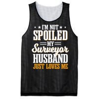 Surveyor Land Surveying Spoiled Wife Cartographer Valuer Mesh Reversible Basketball Jersey Tank