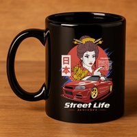 Street Life 11oz C Handle Ceramic Mug
