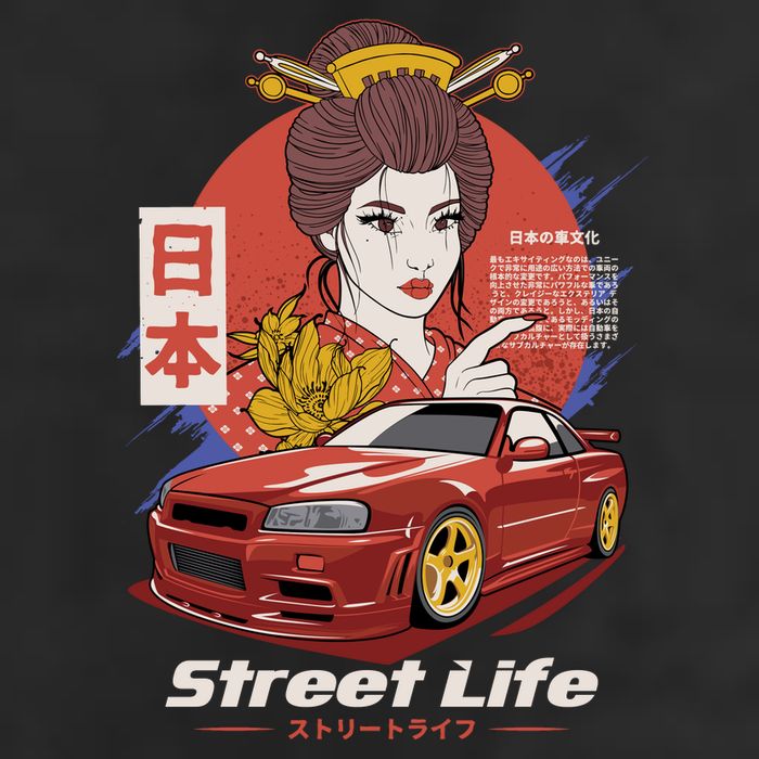 Street Life 11oz C Handle Ceramic Mug