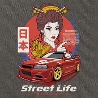 Street Life Cotton Canvas Backpack