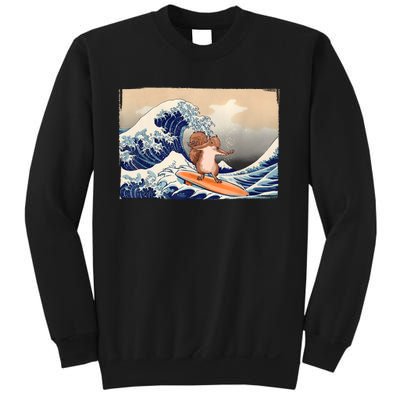 Squirrel Lover Squirrel Art Funny Surf Funny Squirrel Sweatshirt