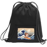 Squirrel Lover Squirrel Art Funny Surf Funny Squirrel Sweatshirt Cinch Pack Bag