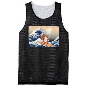 Squirrel Lover Squirrel Art Funny Surf Funny Squirrel Mesh Reversible Basketball Jersey Tank