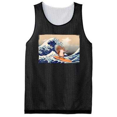 Squirrel Lover Squirrel Art Funny Surf Funny Squirrel Mesh Reversible Basketball Jersey Tank