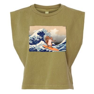 Squirrel Lover Squirrel Art Funny Surf Funny Squirrel Garment-Dyed Women's Muscle Tee