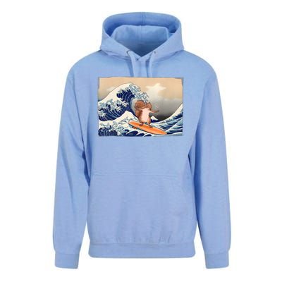 Squirrel Lover Squirrel Art Funny Surf Funny Squirrel Unisex Surf Hoodie