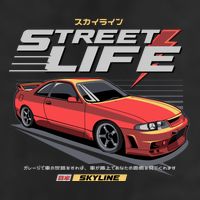 Street Life 7 Panel Mesh Trucker Snapback Hat