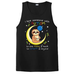 Sloth Love Someone With Puzzle Cool Autism Awareness Gift PosiCharge Competitor Tank