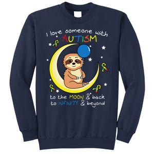 Sloth Love Someone With Puzzle Cool Autism Awareness Gift Sweatshirt