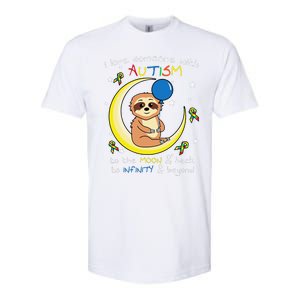 Sloth Love Someone With Puzzle Cool Autism Awareness Gift Softstyle CVC T-Shirt