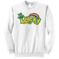 Shamrock Lucky St Patricks Day Cute Sweatshirt