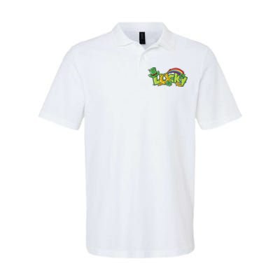 Shamrock Lucky St Patricks Day Cute Softstyle Adult Sport Polo