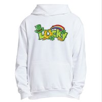 Shamrock Lucky St Patricks Day Cute Urban Pullover Hoodie