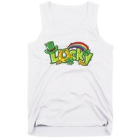 Shamrock Lucky St Patricks Day Cute Tank Top