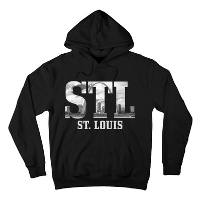 St. Louis STL Skyline Pride Missouri Vintage Hoodie