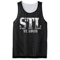 St. Louis STL Skyline Pride Missouri Vintage Mesh Reversible Basketball Jersey Tank