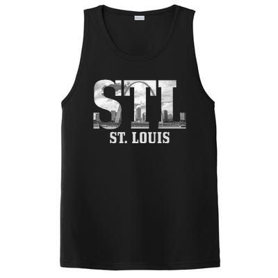 St. Louis STL Skyline Pride Missouri Vintage PosiCharge Competitor Tank