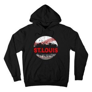 St. Louis Souvenir Baseball City Downtown I Love St. Louis Hoodie