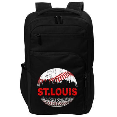St. Louis Souvenir Baseball City Downtown I Love St. Louis Impact Tech Backpack