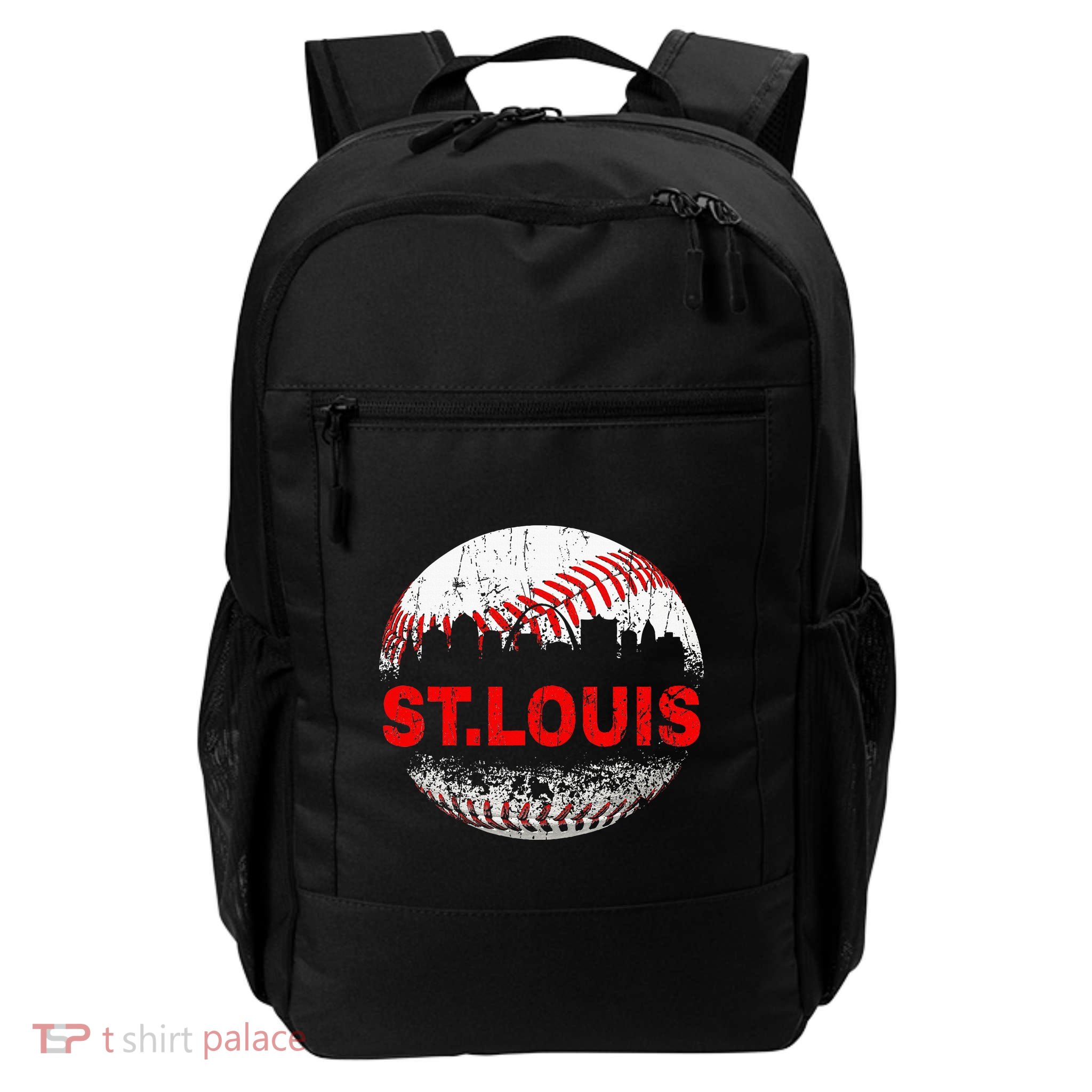 St. Louis Souvenir Baseball City Downtown I Love St. Louis Backpack