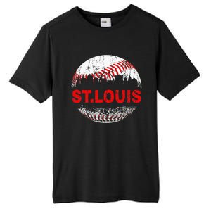 St. Louis Souvenir Baseball City Downtown I Love St. Louis Tall Fusion ChromaSoft Performance T-Shirt