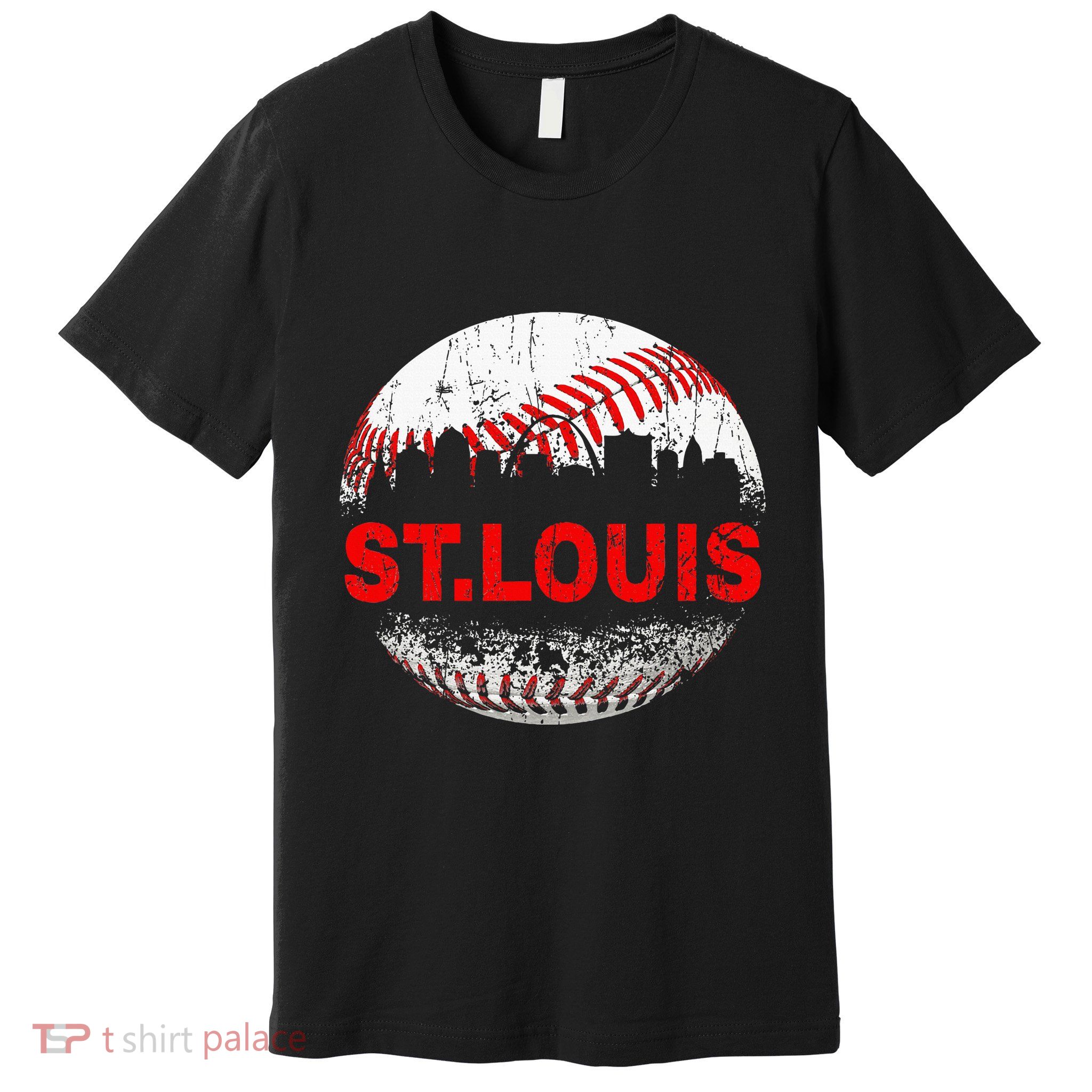 St. Louis Souvenir Baseball City Downtown I Love St. Louis Premium T-Shirt