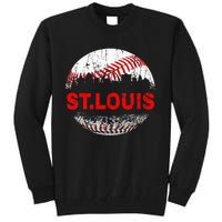 St. Louis Souvenir Baseball City Downtown I Love St. Louis Tall Sweatshirt