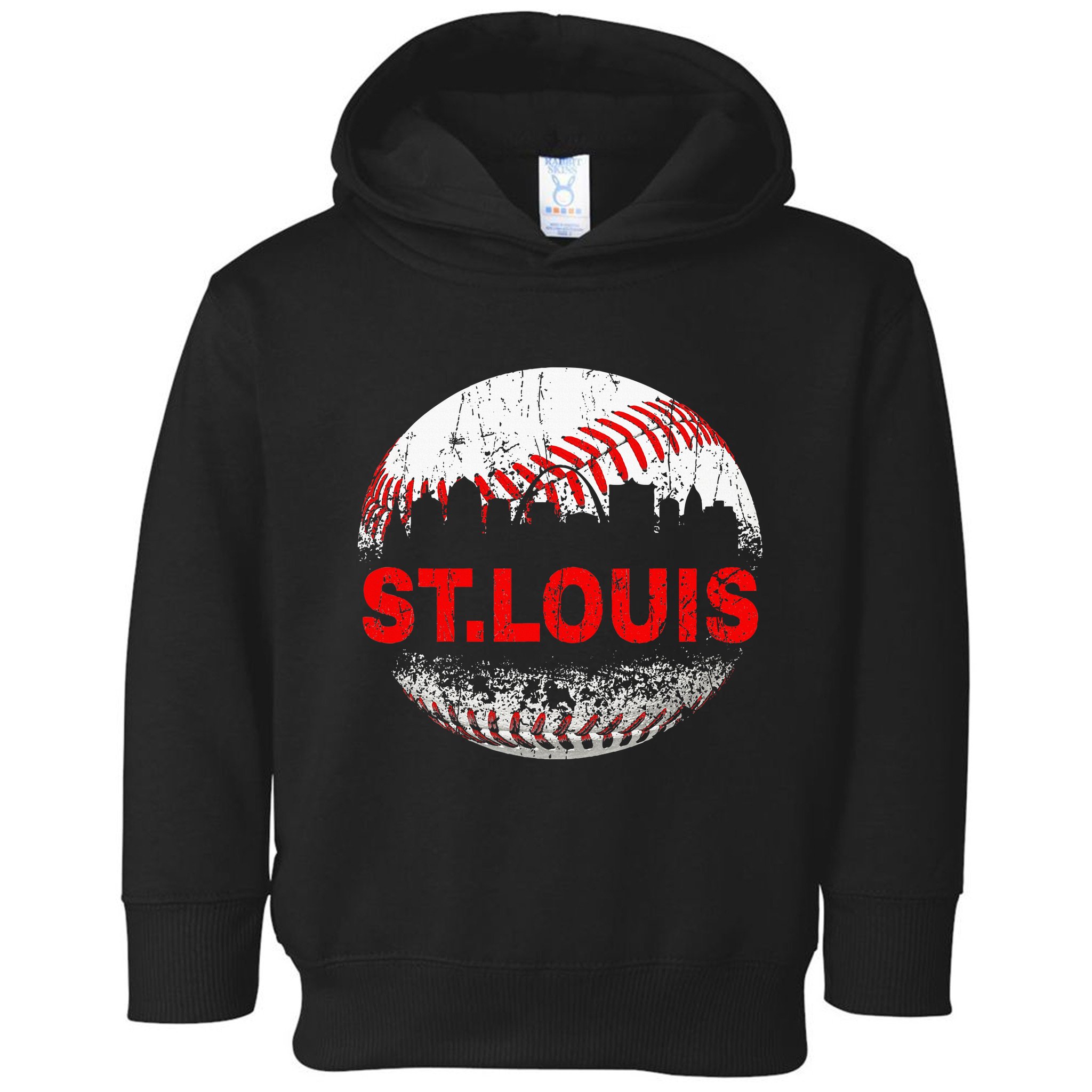 St. Louis Souvenir Baseball City Downtown I Love St. Louis Toddler Hoodie