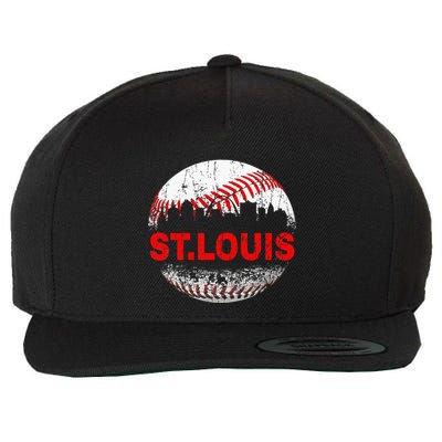 St. Louis Souvenir Baseball City Downtown I Love St. Louis Wool Snapback Cap