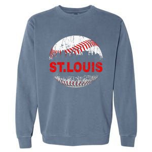 St. Louis Souvenir Baseball City Downtown I Love St. Louis Garment-Dyed Sweatshirt