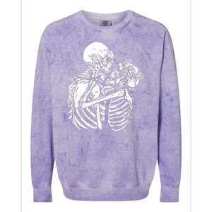 Skeleton Lovers Colorblast Crewneck Sweatshirt