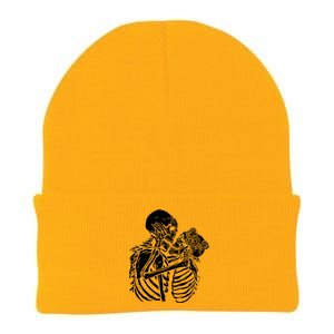 Skeleton Lovers Knit Cap Winter Beanie