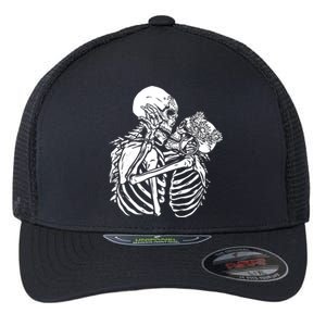 Skeleton Lovers Flexfit Unipanel Trucker Cap