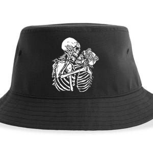 Skeleton Lovers Sustainable Bucket Hat