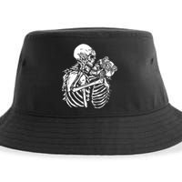 Skeleton Lovers Sustainable Bucket Hat