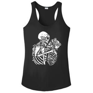 Skeleton Lovers Ladies PosiCharge Competitor Racerback Tank