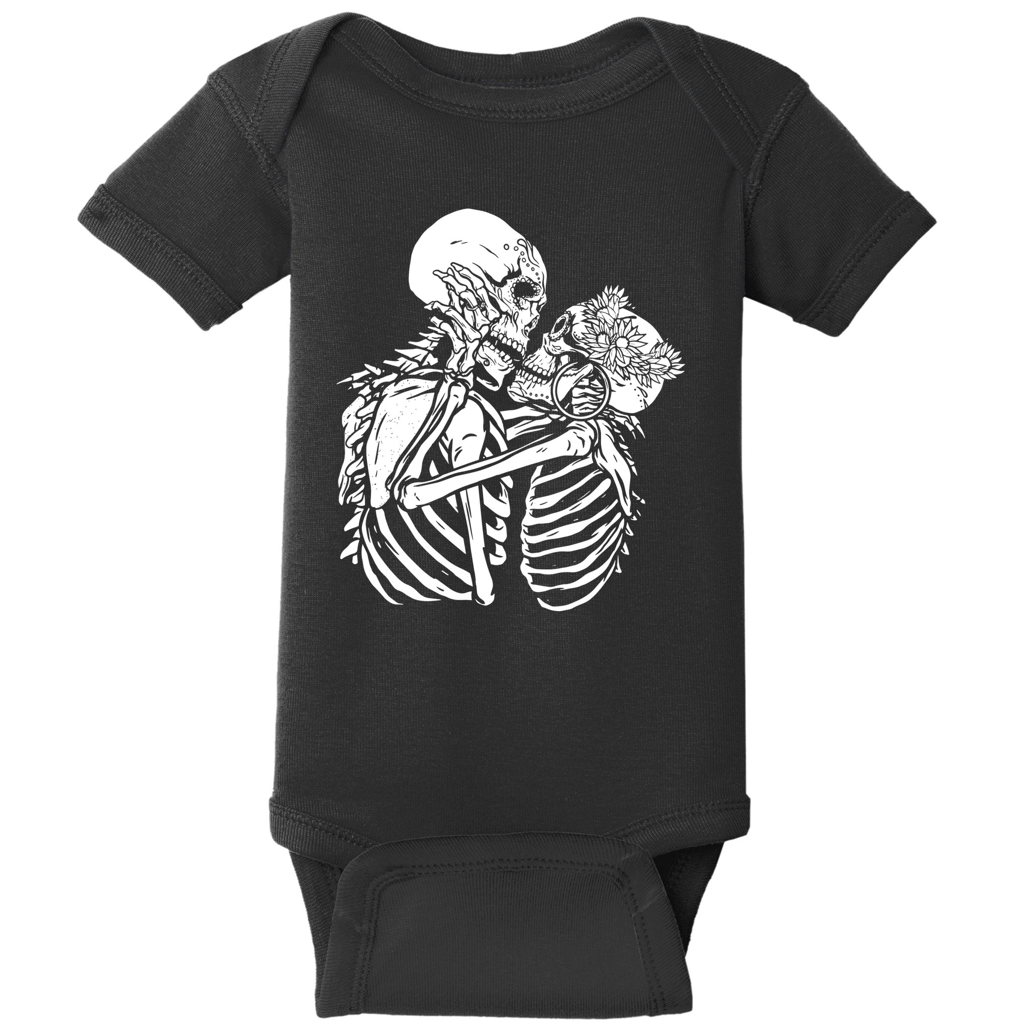 Skeleton Lovers Baby Bodysuit