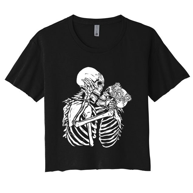 Skeleton Lovers Crop Top