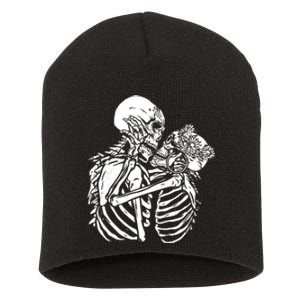 Skeleton Lovers Short Acrylic Beanie