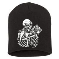 Skeleton Lovers Short Acrylic Beanie