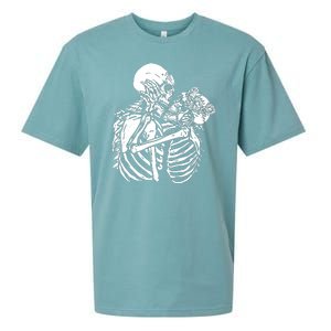 Skeleton Lovers Sueded Cloud Jersey T-Shirt