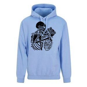 Skeleton Lovers Unisex Surf Hoodie