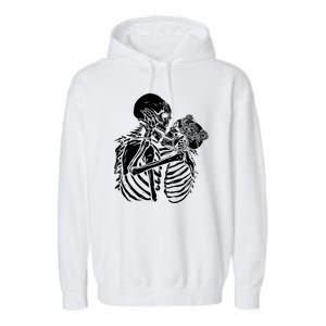 Skeleton Lovers Garment-Dyed Fleece Hoodie