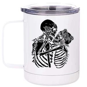 Skeleton Lovers 12 oz Stainless Steel Tumbler Cup