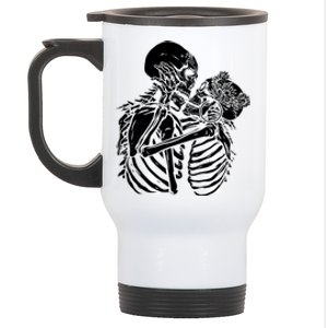 Skeleton Lovers Stainless Steel Travel Mug