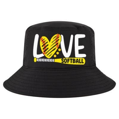 Softball Love Softball  Cool Comfort Performance Bucket Hat