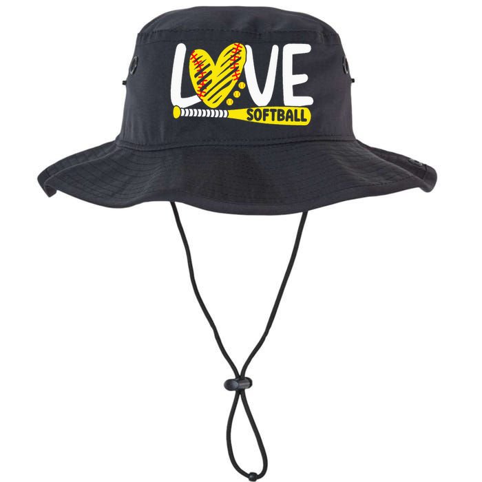 Softball Love Softball  Legacy Cool Fit Booney Bucket Hat