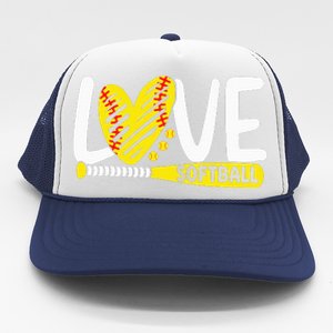 Softball Love Softball  Trucker Hat