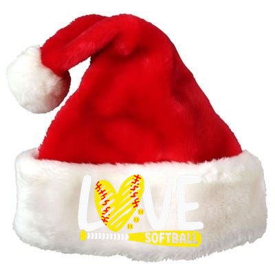 Softball Love Softball  Premium Christmas Santa Hat