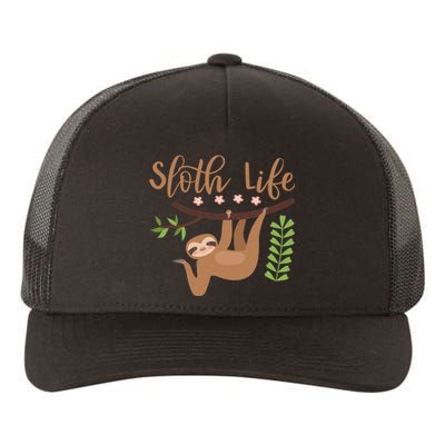 Sloth Life Yupoong Adult 5-Panel Trucker Hat